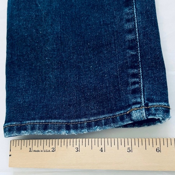 Hudson Ace Jeans Men’s 36 X 33 Dark Blue Skinny Mid Rise Stretch Denim - Picture 10 of 10